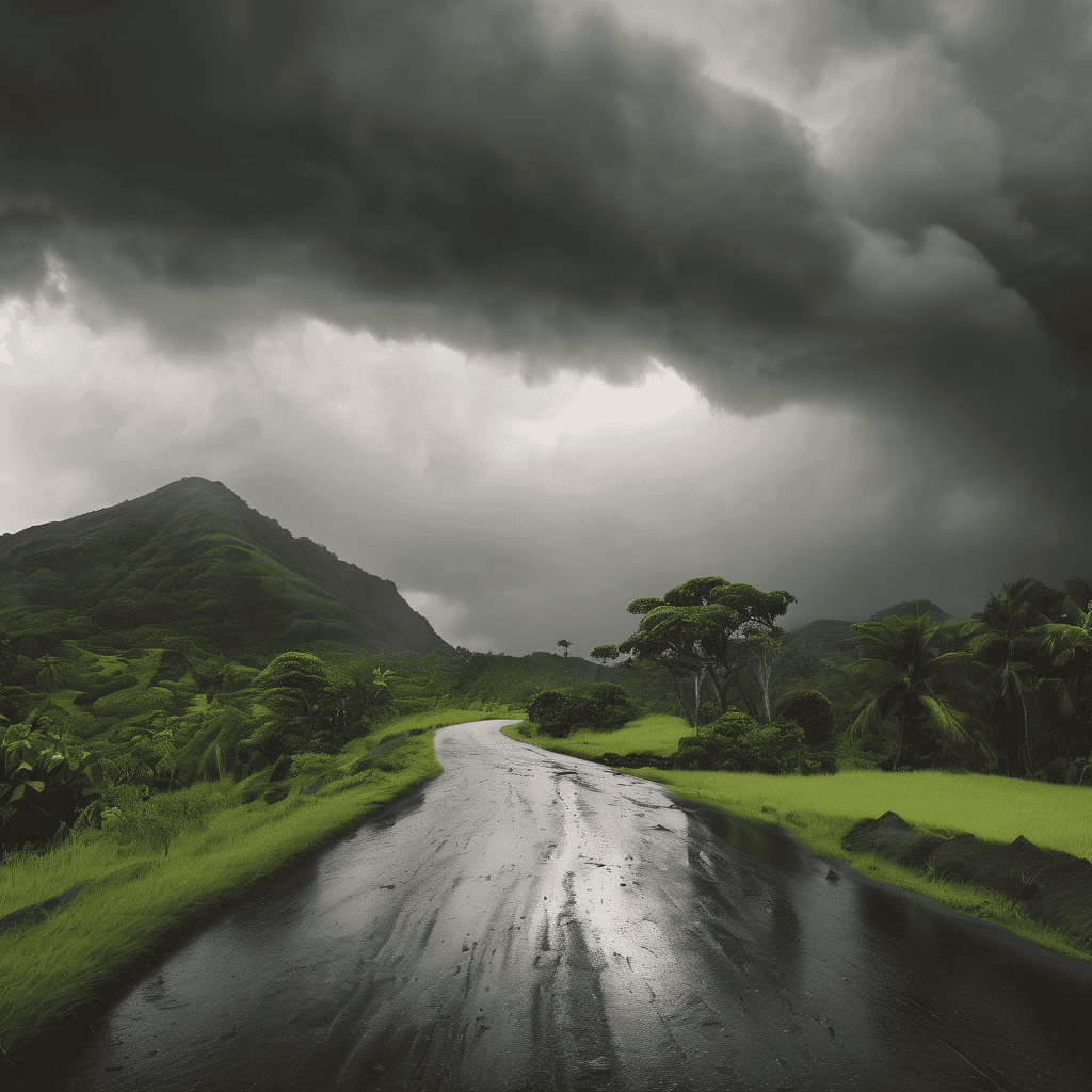 Fiji Weather Update: Isolated Thunderstorms with Heavy Rain and Flood Risk Across the Islands