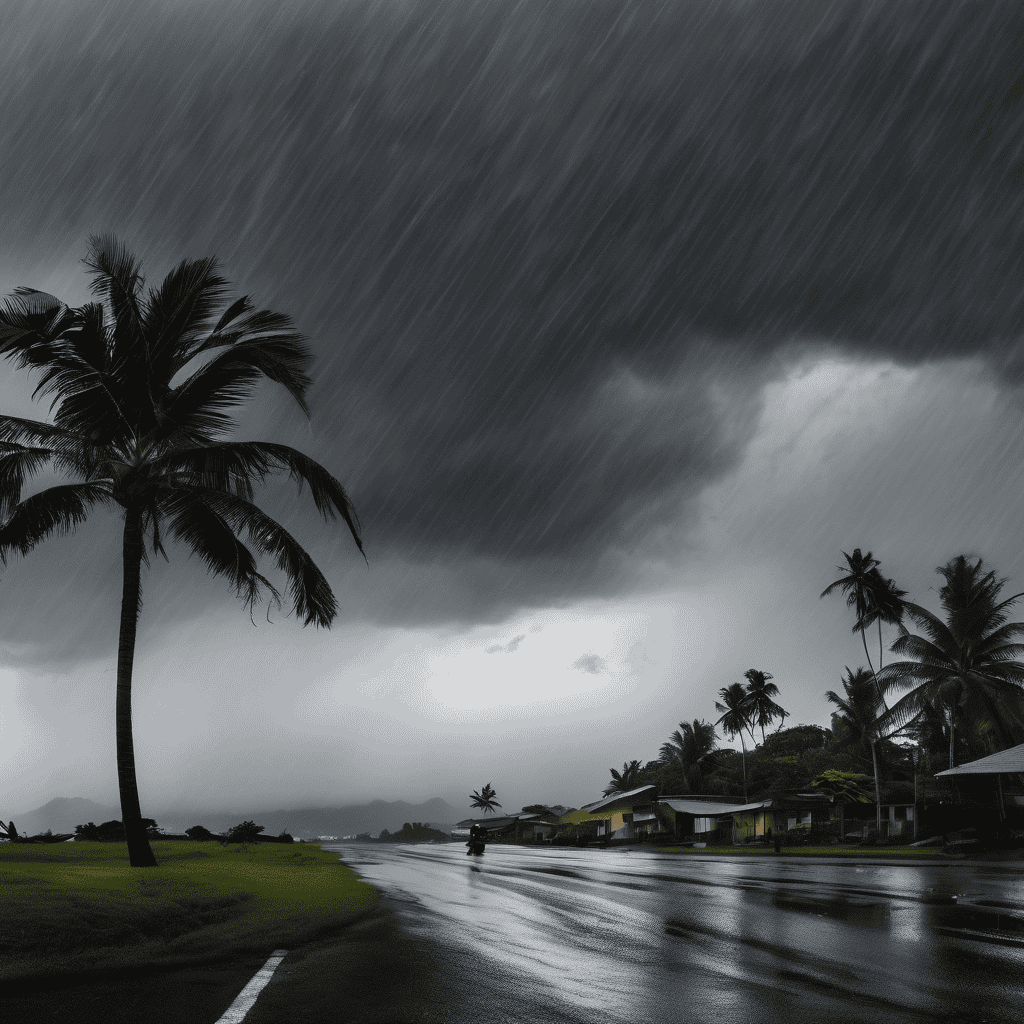 Fiji Weather Bulletin: Severe Thunderstorms, Heavy Rainfall, and Flash Flood Risk Tonight