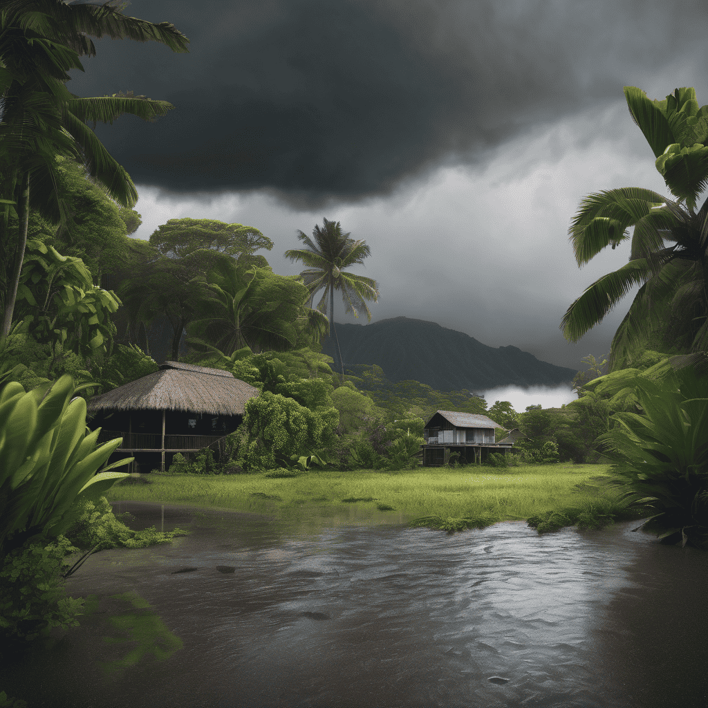 Fiji Weather Bulletin: Severe Thunderstorms with Heavy Rainfall and Flash Flood Risk Across Fiji Islands