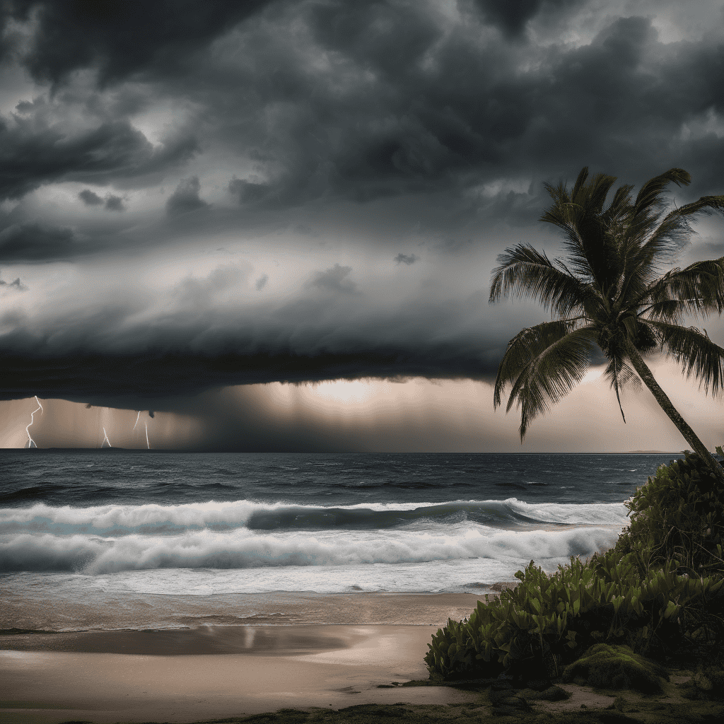 Fiji Severe Thunderstorm Warning for Heavy Rainfall Across Viti Levu and Vanua Levu Regions