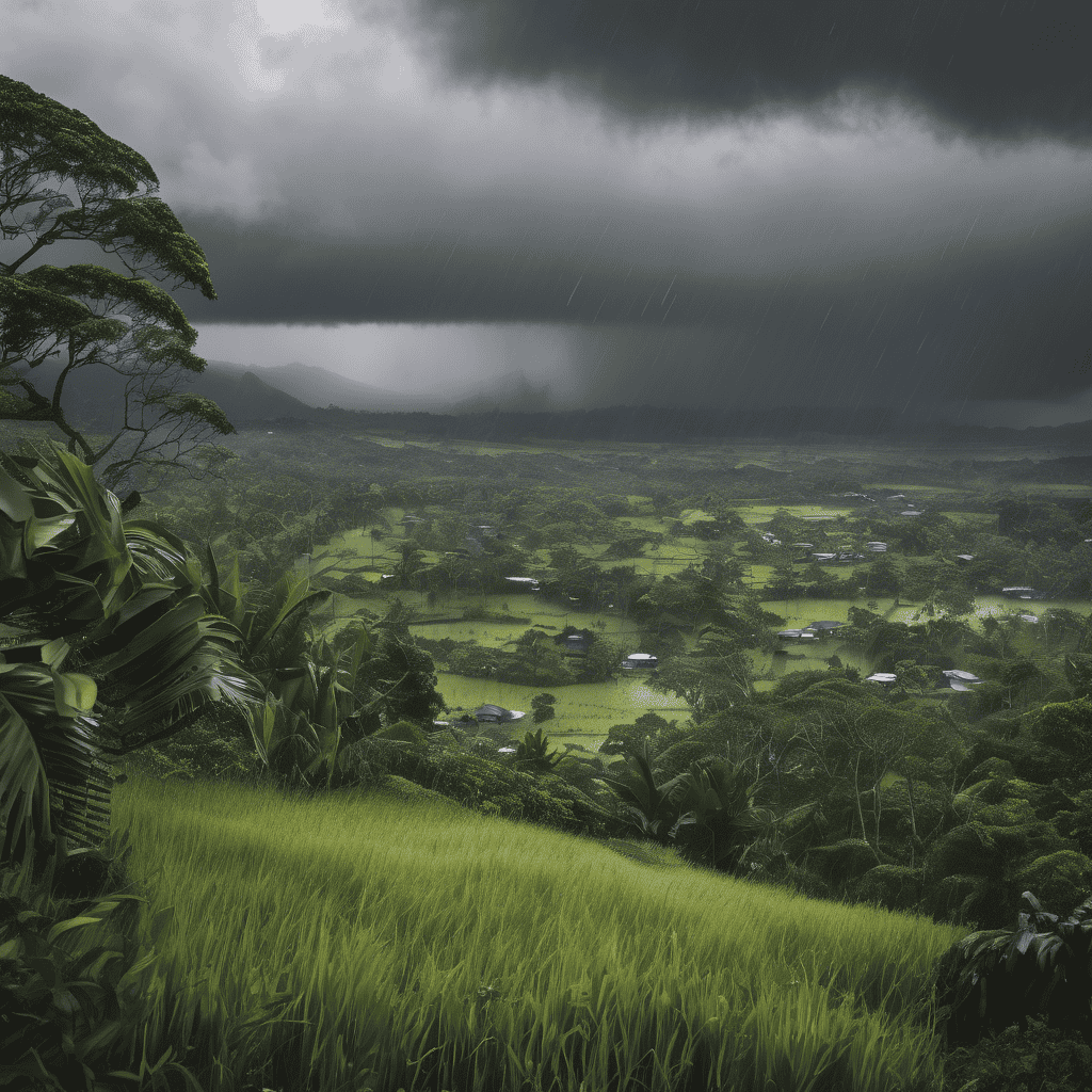 Fiji Weather Forecast: Trough of Low Pressure Brings Showers, Thunderstorms and Localized Flash Flood Risk