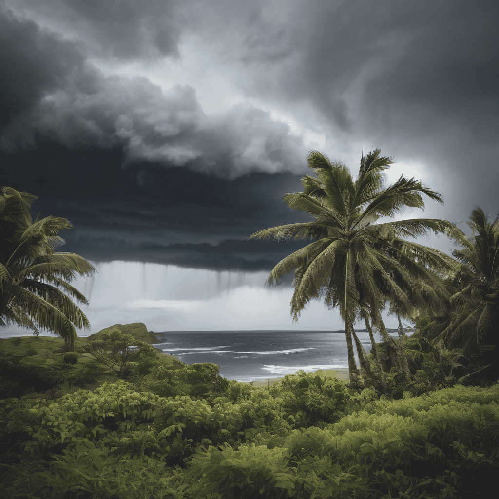 Fiji Weather Update: Heavy Rain Warning in Effect with Strong Winds Across Yasawa, Mamanuca, Kadavu, Vanua Levu, Viti Levu and Rotuma