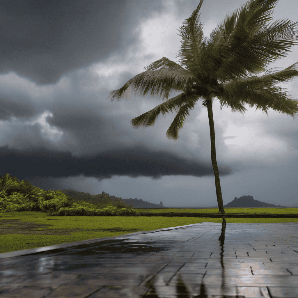 Fiji Weather Bulletin: Heavy Rain Warning Across Fiji Group with Strong Winds for Yasawa, Mamanuca, Northern Viti Levu and Kadavu