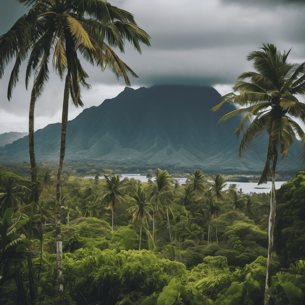Remnants of TD07F Spark Rain and Gusts Across Fiji