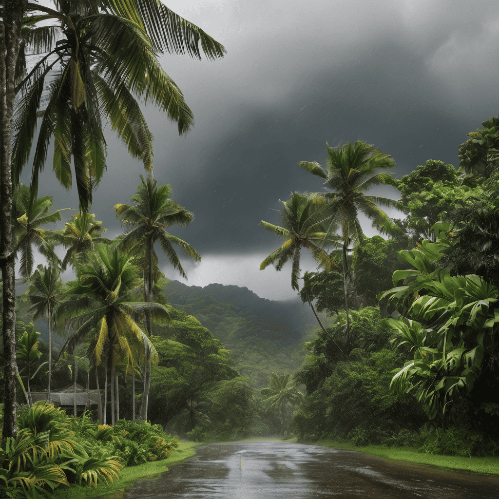 Fiji Weather Update: Heavy Rain Alert in Northern Division, Lau and Lomaiviti; Cancelled for Rest of Fiji; Rotuma Strong Wind Warning Ongoing; Trough of Low Pressure Forecast to Affect North and East Fiji Tomorrow