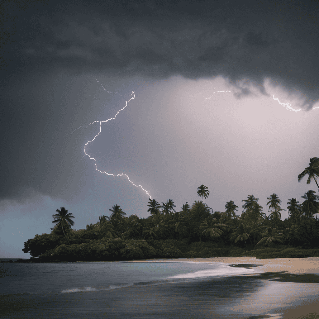 Fiji Weather Forecast: Cloudy with Showers, Isolated Thunderstorms, and Flash Flood Risk