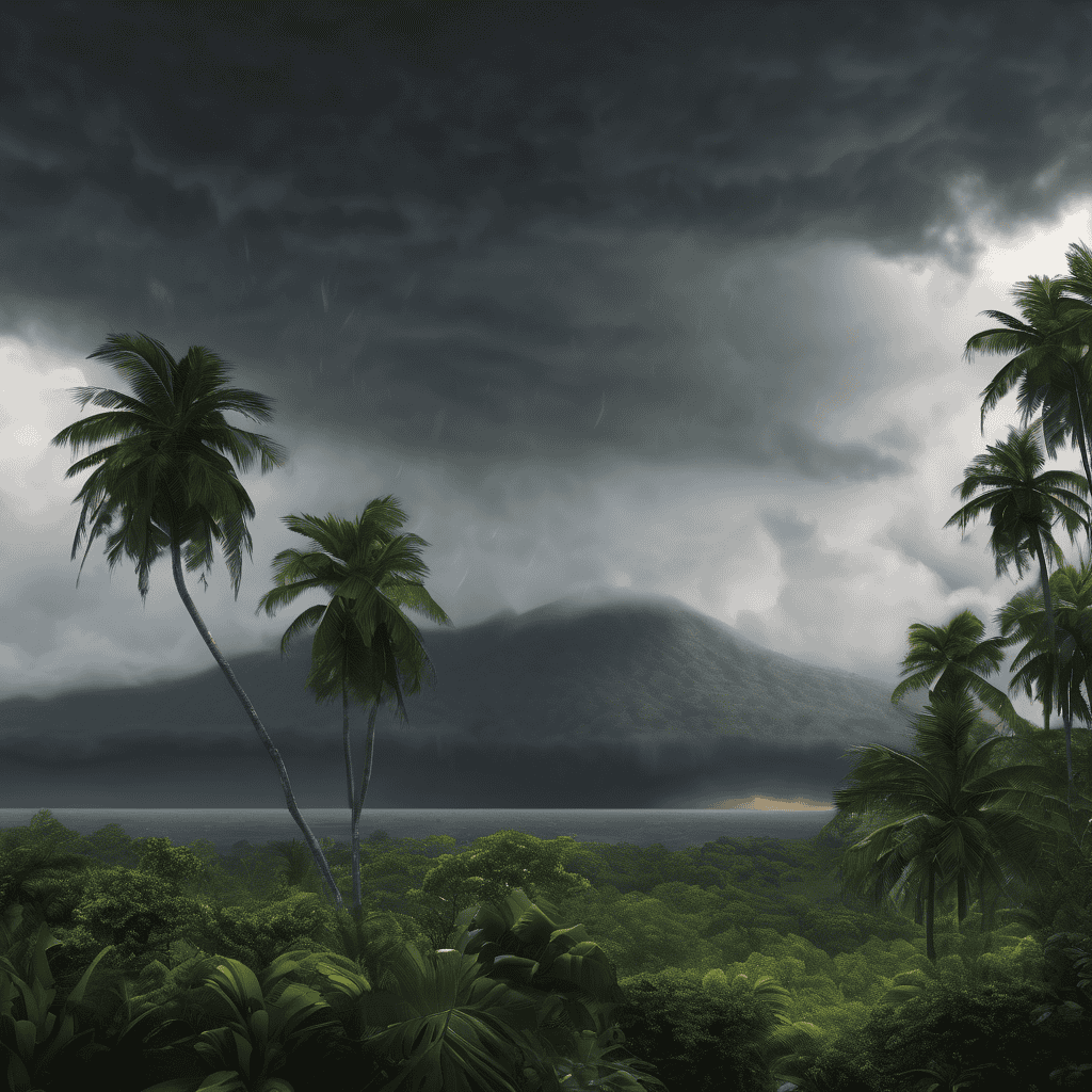 Fiji Weather Bulletin: Cloudy With Showers and Isolated Thunderstorms Across Islands, Risk of Flash Flooding as Trough Develops North of Fiji