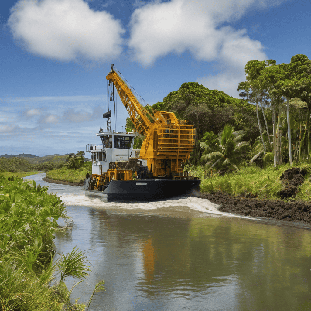 Fiji Unveils Dredger to Protect Farms and Boost Exports