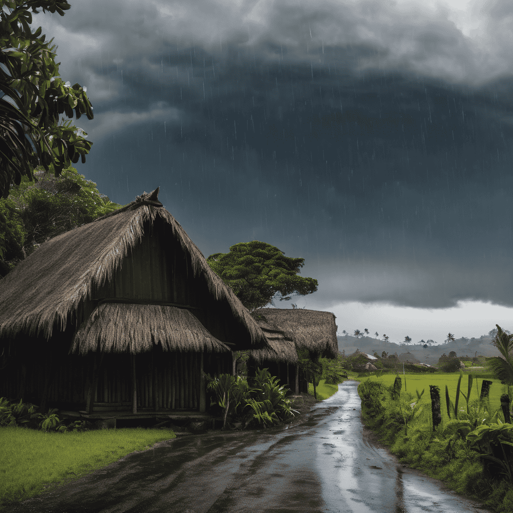 Fiji Weather Forecast: Widespread Showers and Afternoon Thunderstorms with Flash Flood Risk Under Southeast Winds