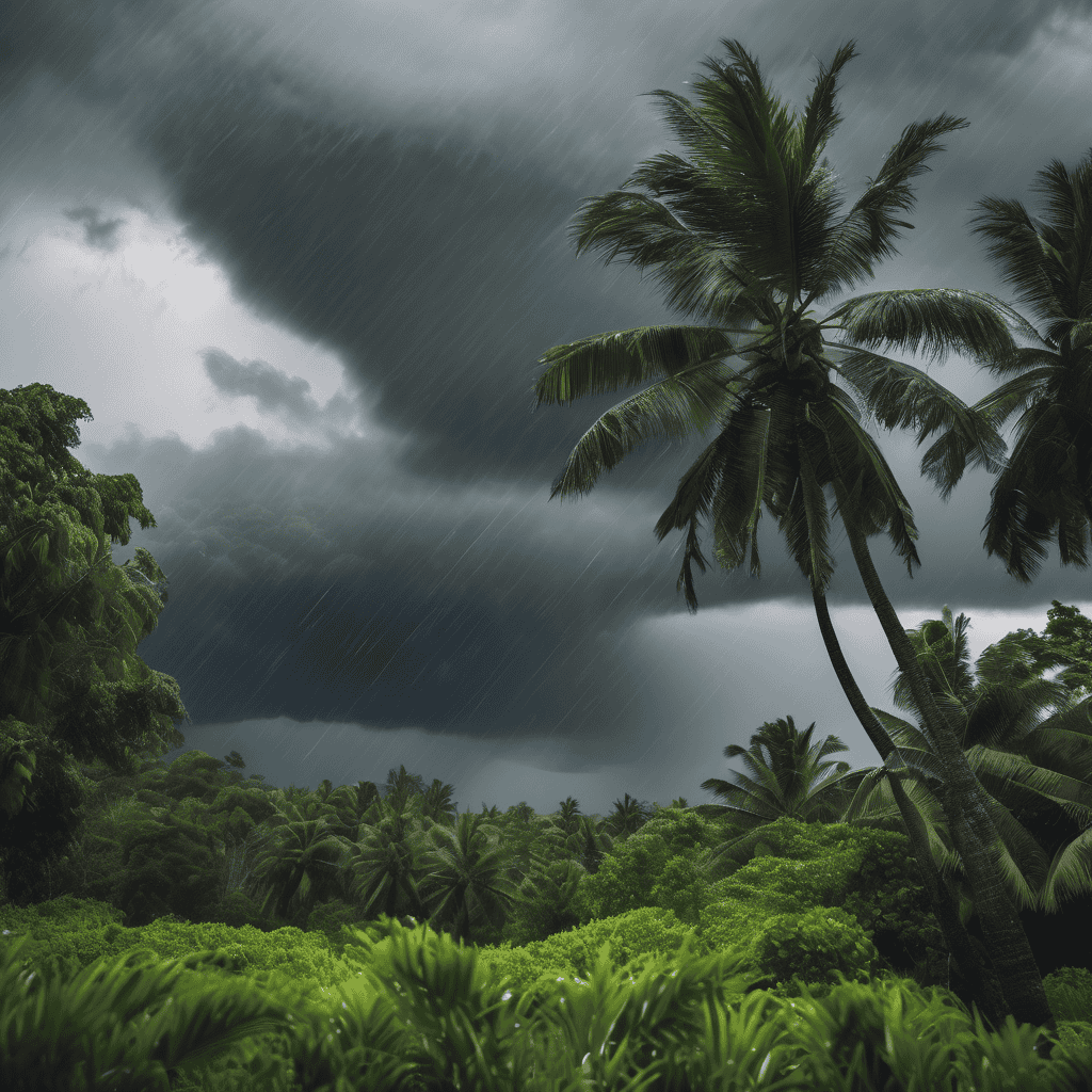 Fiji Heavy Rain Alert for Rotuma, Vanua Levu, Taveuni and Lau Islands with Flood Risk