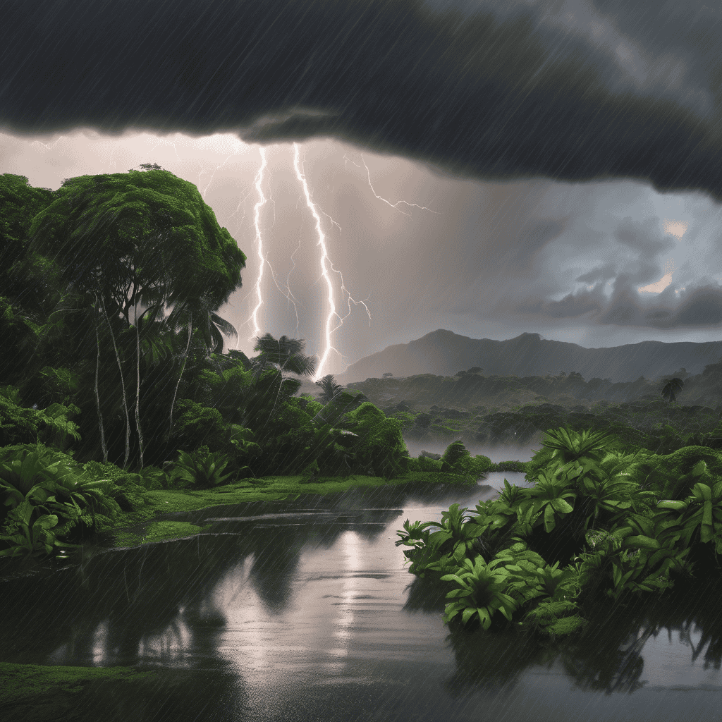 Heavy Rain Alert for Fiji and Rotuma: Thunderstorms and Flood Risk Through Saturday