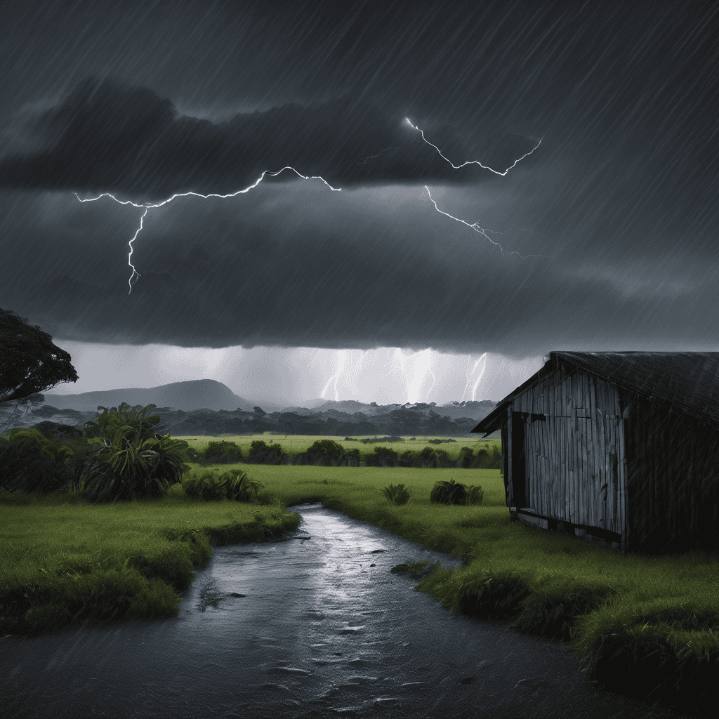 Fiji Weather Forecast: Showers and Thunderstorms with Localised Heavy Rain and Flash Flood Risk as Trough Approaches from the East