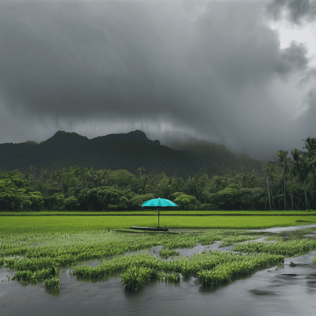 Fiji Weather Bulletin: Widespread Showers and Thunderstorms with Flash Flood Risk as Trough Approaches from the East