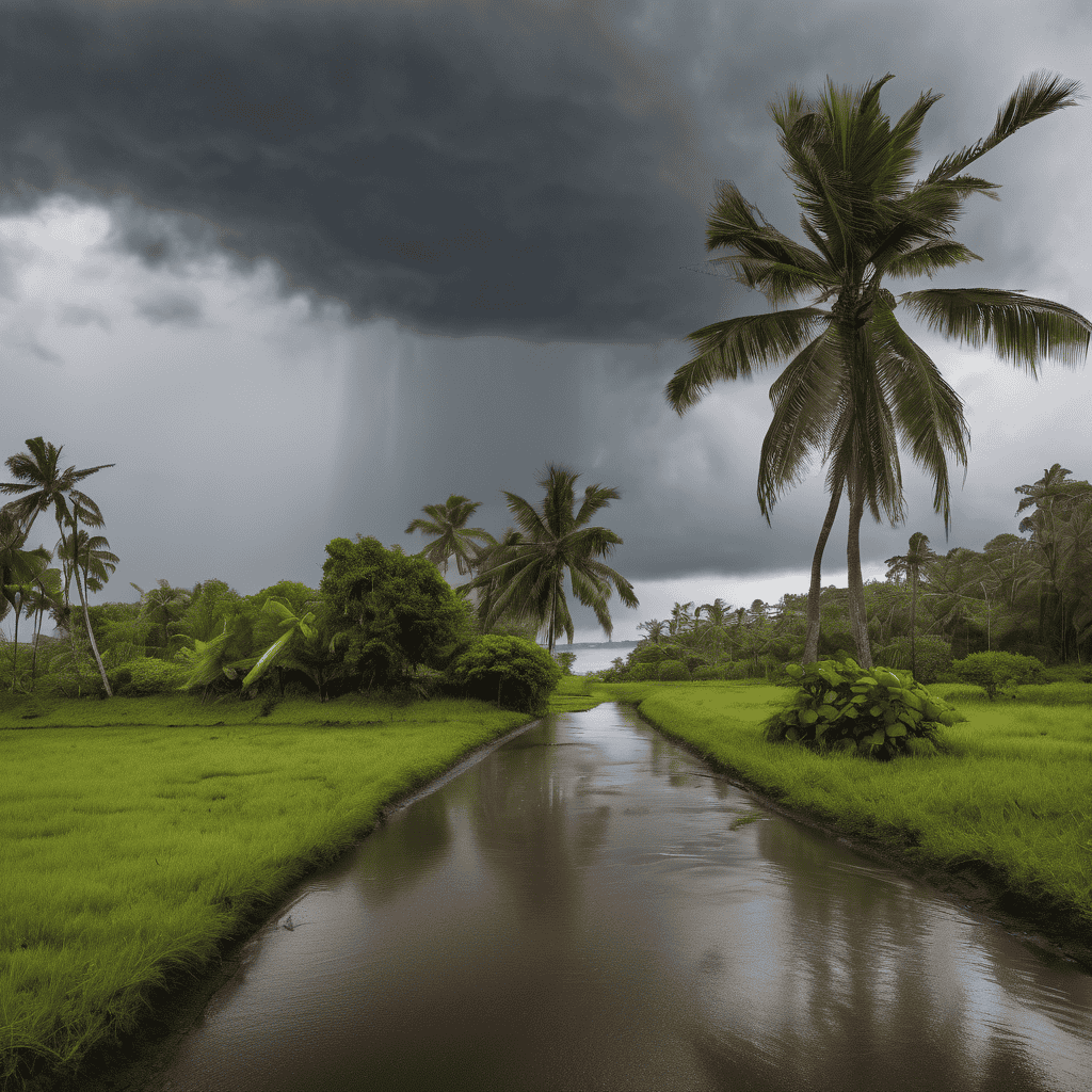 Fiji Weather Update: Trough of Low Pressure Brings Widespread Showers, Thunderstorms and Flood Risk Across Fiji