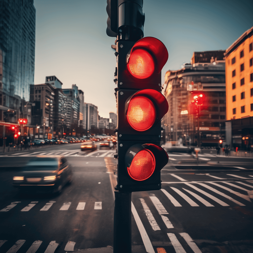 Near-Miss at Red Light Sparks Bribery Allegations Against Driver