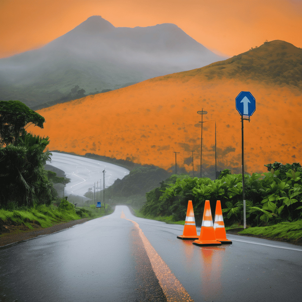 Rain Delays Fiji Bypass; Light-Vehicle Detours in Place
