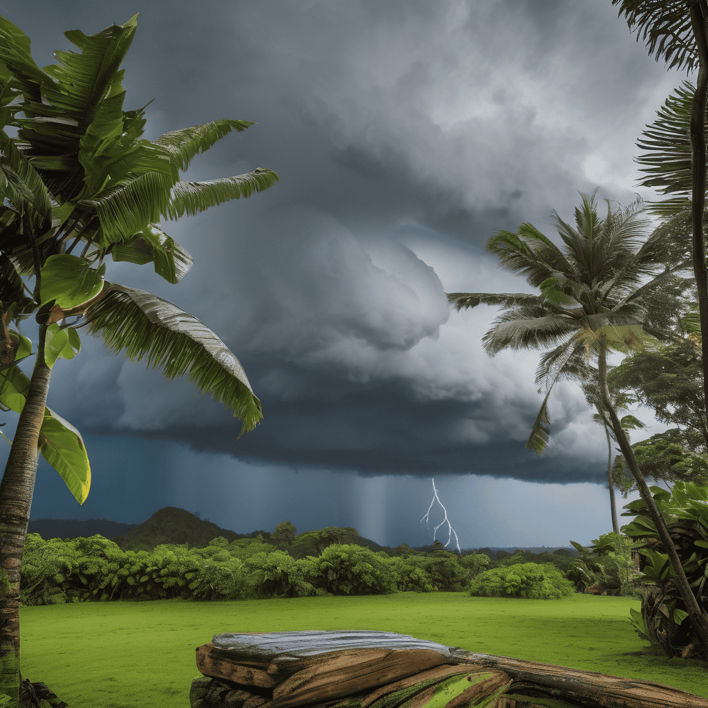 Fiji Weather Forecast: Isolated Showers and Thunderstorms with Heavy Falls Possible, Mostly Fine Weather Across Most Areas with Monday Outlook