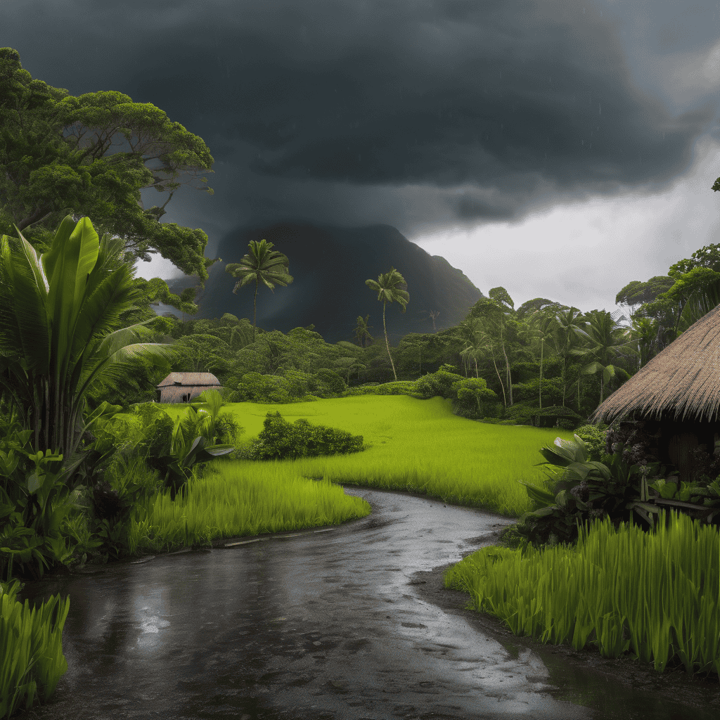 Fiji Weather Bulletin: Cloudy With Showers and Thunderstorms Across Fiji, Heavy Rain Likely on Viti Levu and Vanua Levu; Sunday Outlook