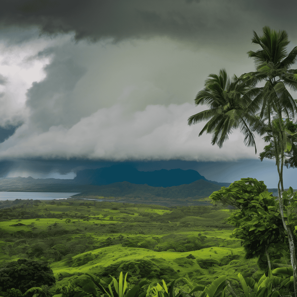 Fiji Weather Forecast: Troughs Bring Showers and Thunderstorms with Heavy Rain, Especially in Kadavu and Southern Lau; Monday Outlook