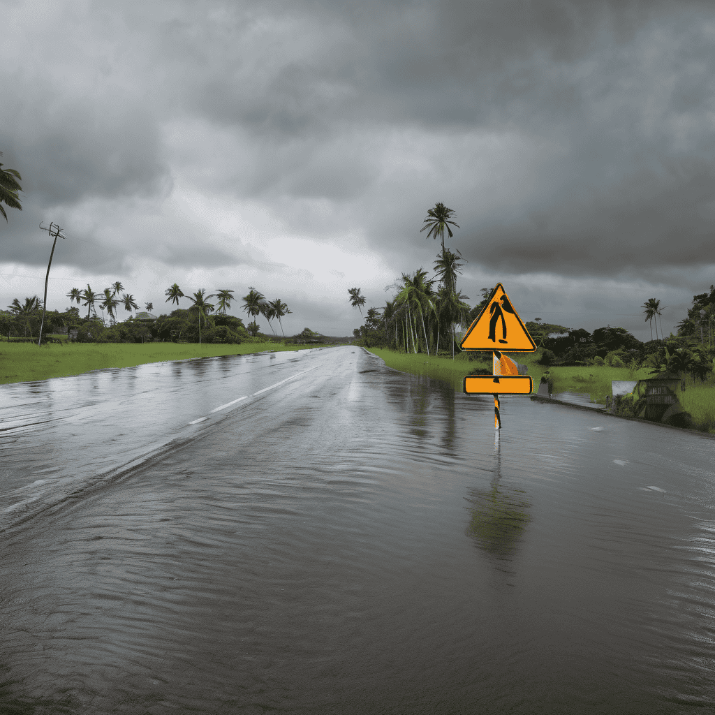 Heavy Rain Forces Road Closures in Fiji’s Western Division