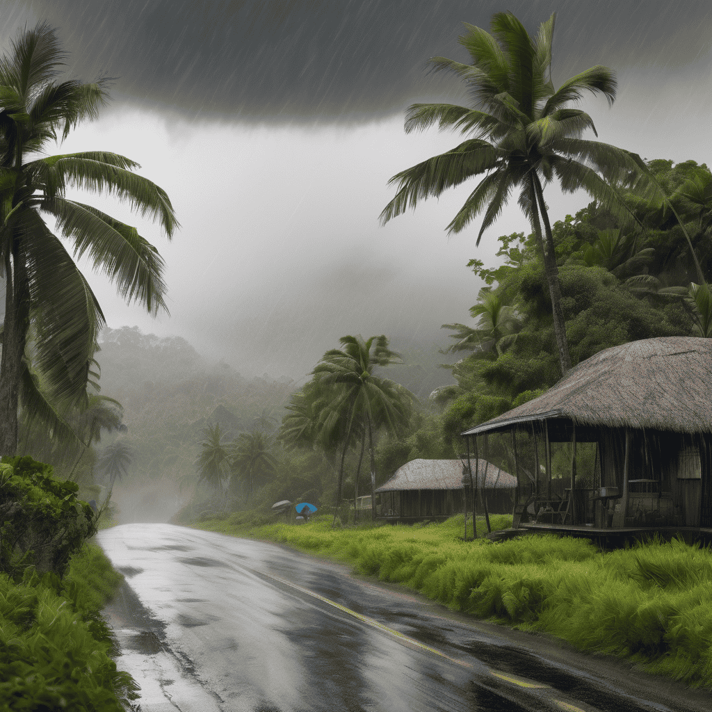 Fiji Weather Update: Heavy Rain Alert for Western Division, Yasawa and Mamanuca Islands with Strong Winds as Tropical Cyclone Urmil Moves Southeast