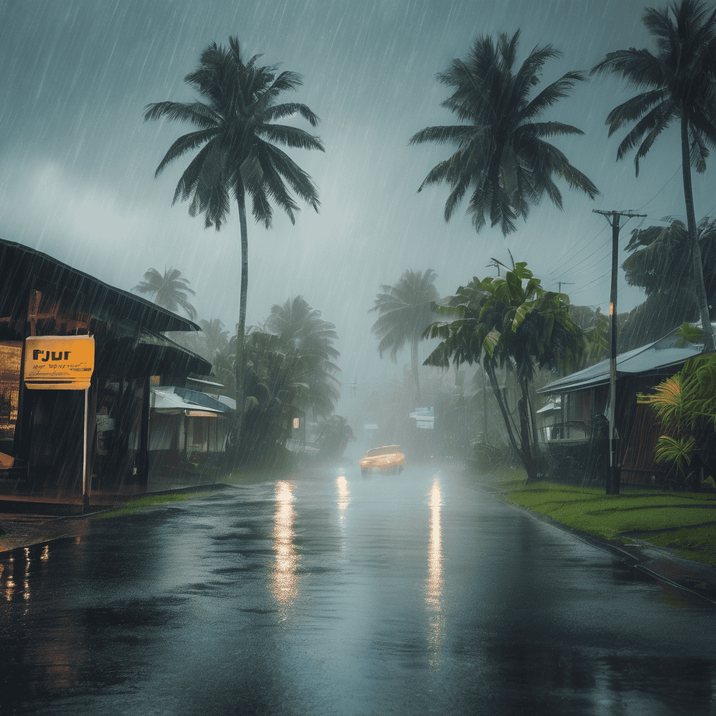 Fiji Faces Heavy Rain as Cyclone Urmil Triggers Flood Warnings