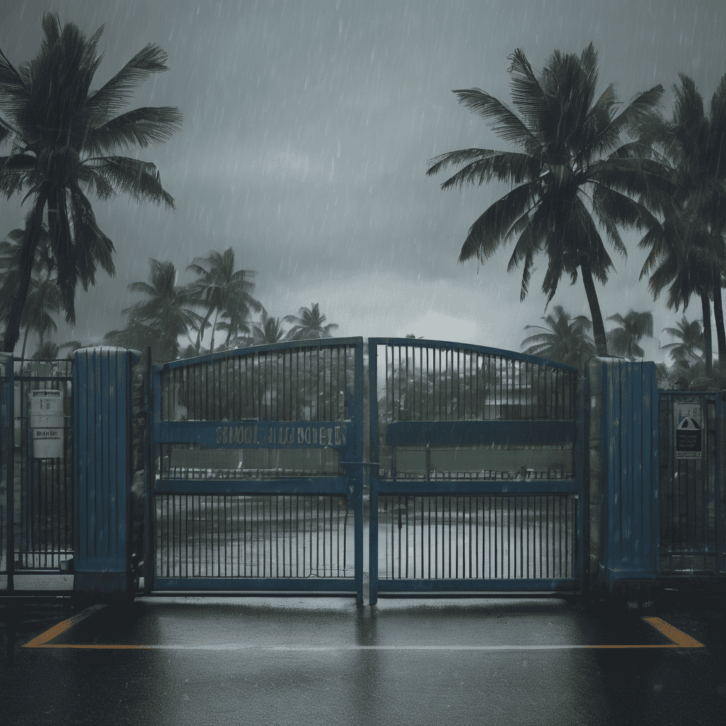 Severe Weather Forces All Schools to Close Tomorrow