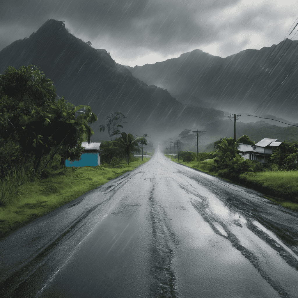 Fiji Heavy Rain and Flash Flood Warnings Across Viti Levu and Rotuma as Trough of Low Pressure Persists