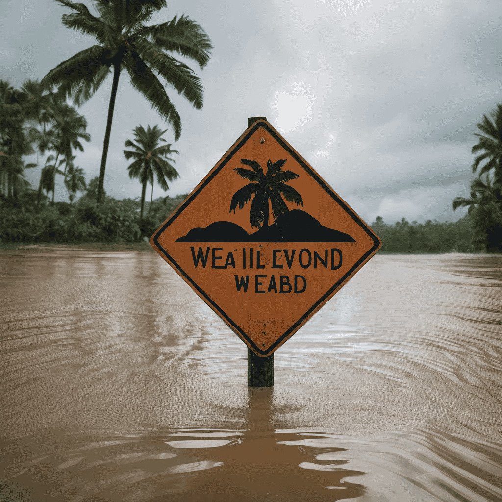 Flash Flood Warning Remains in Effect for Viti Levu as Flood Alert Covers Fiji’s Low-Lying Areas
