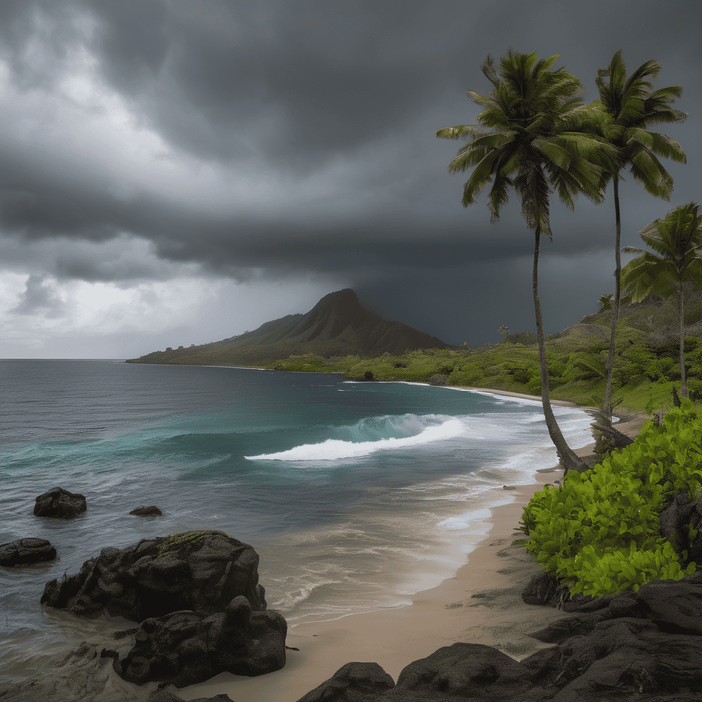 Fiji Weather Bulletin: Cloudy Skies with Showers and Afternoon Thunderstorms, Heavy Rain and Flood Risk Across Fiji Islands