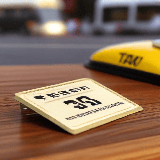 Illustration of 25-year-old charged for alleged taxi permit scam