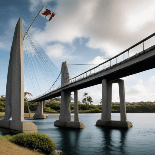 Illustration of $304.4 million funding for four bridges from ADB