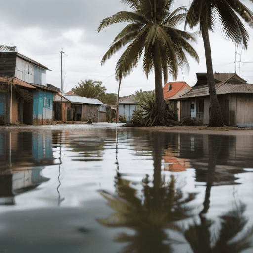Illustration of 47 Families Evacuated from Floods in Tavua