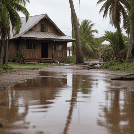 Illustration of 47 Families Evacuated from Floods in Tavua