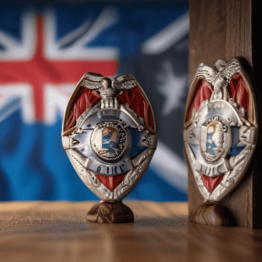 Illustration of 72 officers from North medal recipients