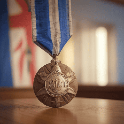 Illustration of 72 officers from North medal recipients