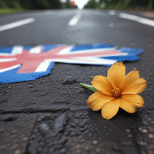 Illustration of 8-year-old country’s latest road fatality victim