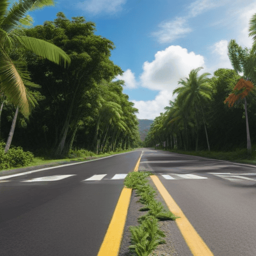 Illustration of Access road to Ease Wailailai Struggles