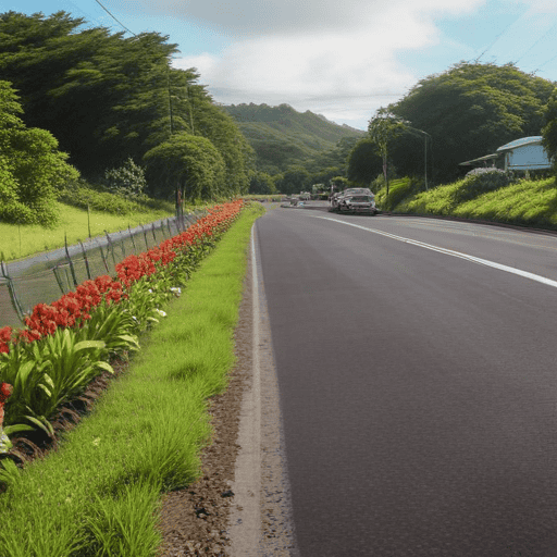 Illustration of Access road to Ease Wailailai Struggles