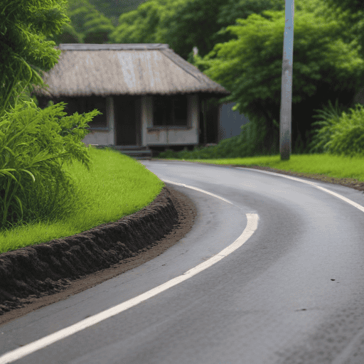 Illustration of Access road to Ease Wailailai Struggles