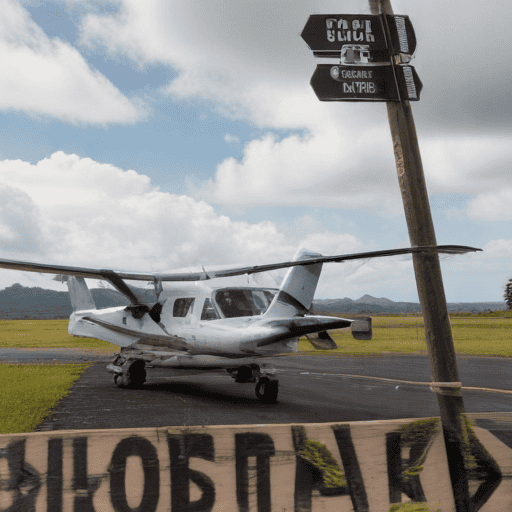 Illustration of Aircraft overruns runway at Yasawa aerodrome: all aboard safe