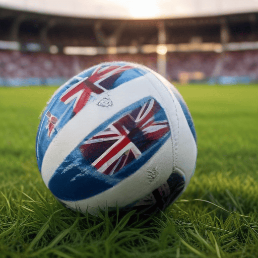 Illustration of Artaud conversion upsets Fiji in Cape Town