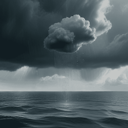 Illustration of Associated cloud and rain expected till Thursday