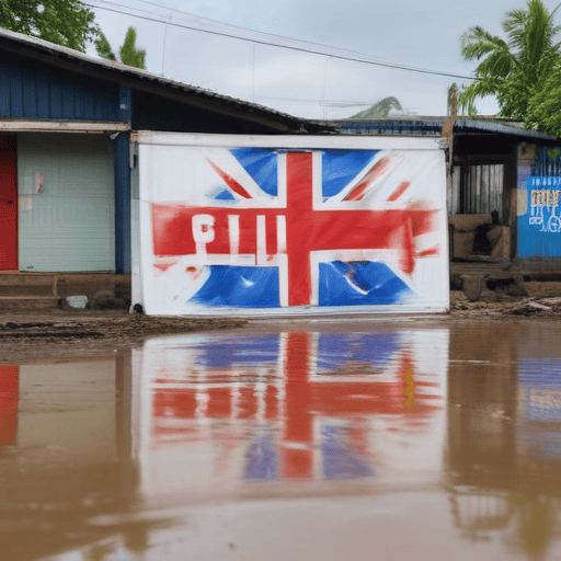 Illustration of Authorities Blamed for Flooding