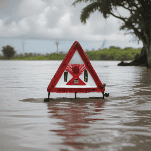 Illustration of Authorities Blamed for Flooding