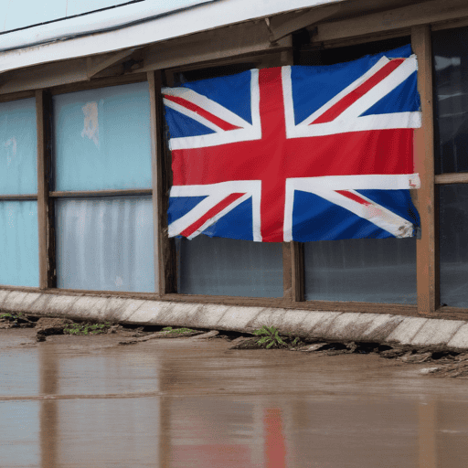 Illustration of Authorities Blamed for Flooding