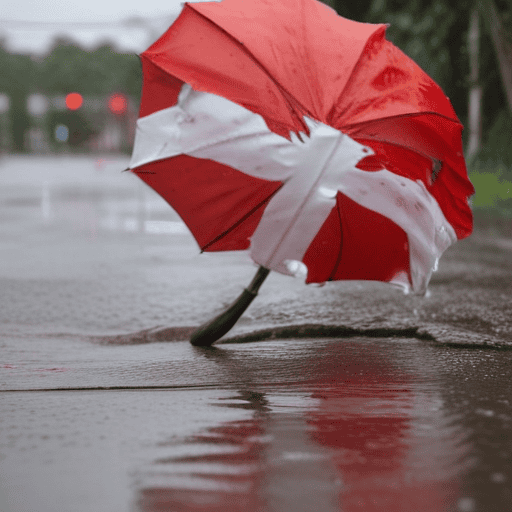 Illustration of Authorities Blamed for Flooding