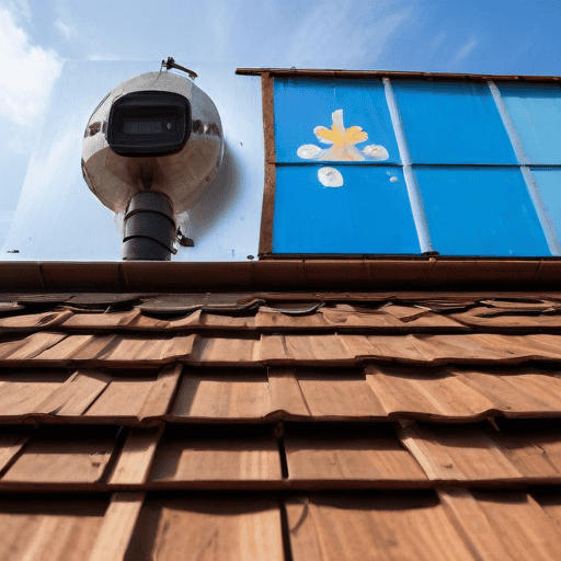 Illustration of Ba village get solar energy to power water borehole