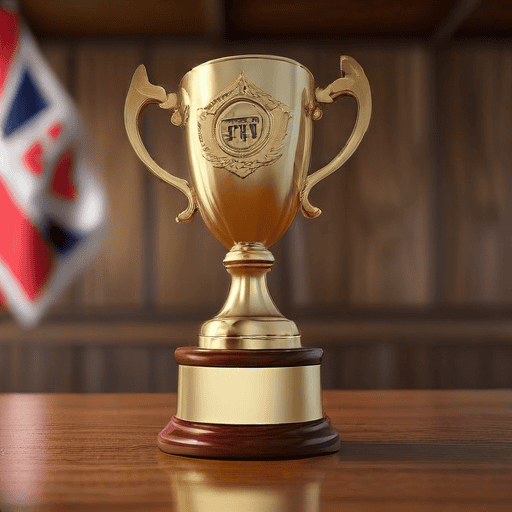 Illustration of Bank head celebrates 40 years with staff