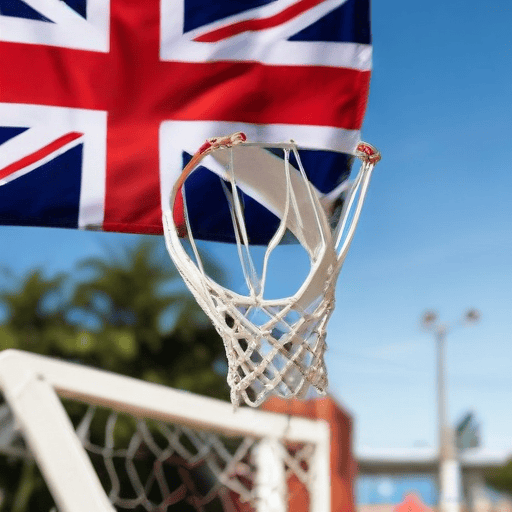 Illustration of Basketball player turned men’s netball champ